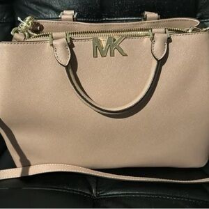 Michael Kors Tan Leather Satchel